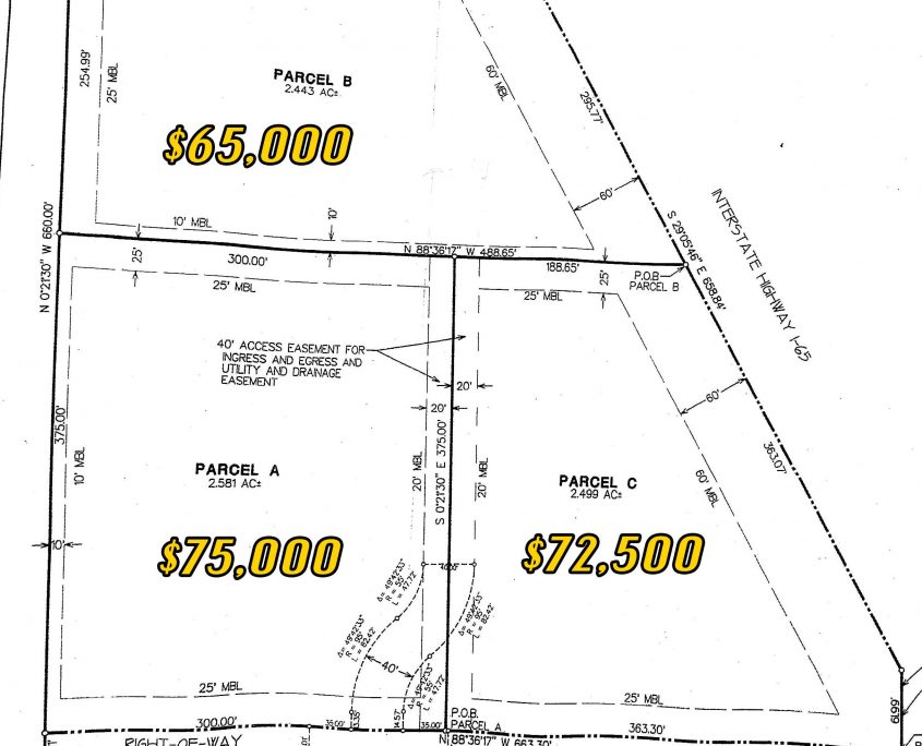 2.5+ Acre Building Lots for Sale West Lafayette Farm Real Estate for