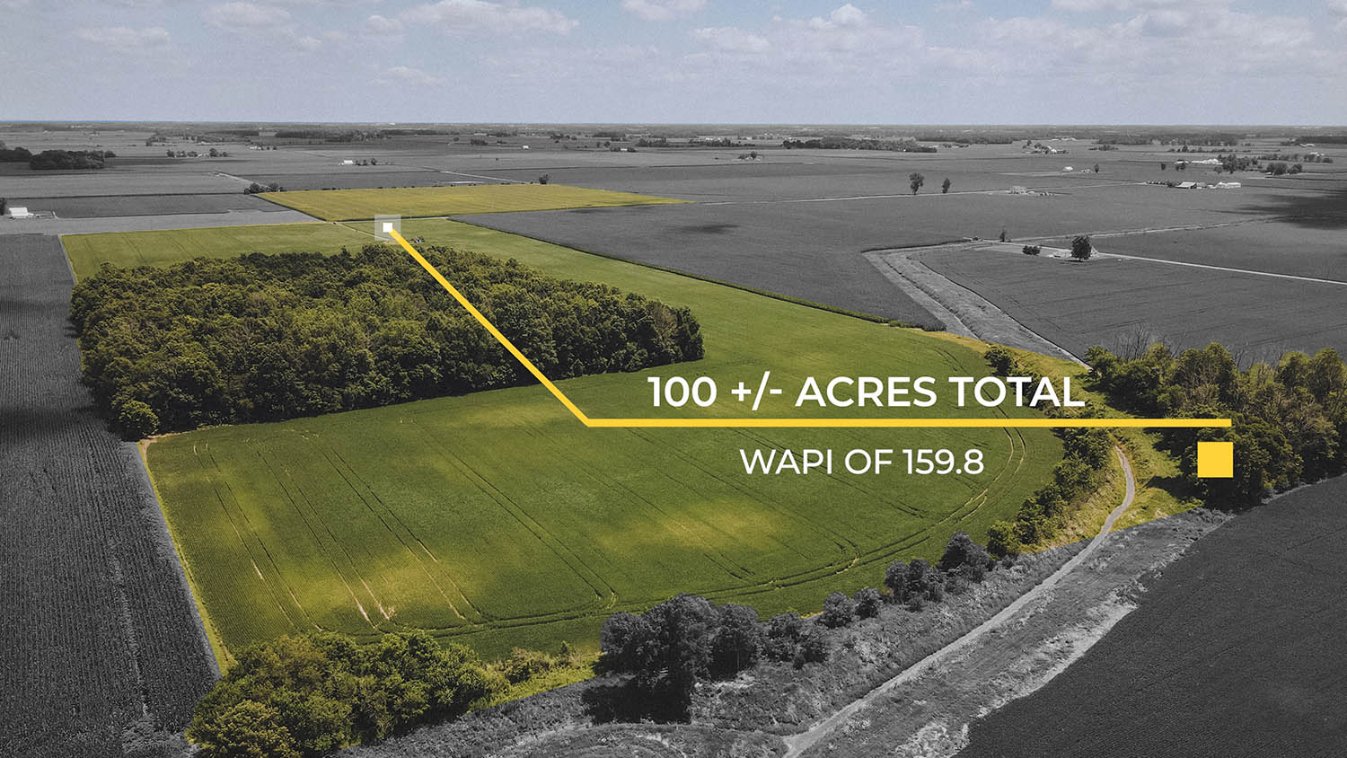SOLD 60 Acre Tipton County Indiana Agricultural Farm JC135 & JC136 Farm Real Estate