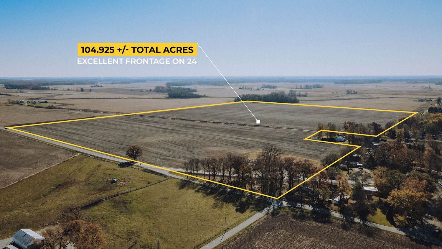 SOLD 104.925+ Acre Farm for Sale in White County, Indiana C158
