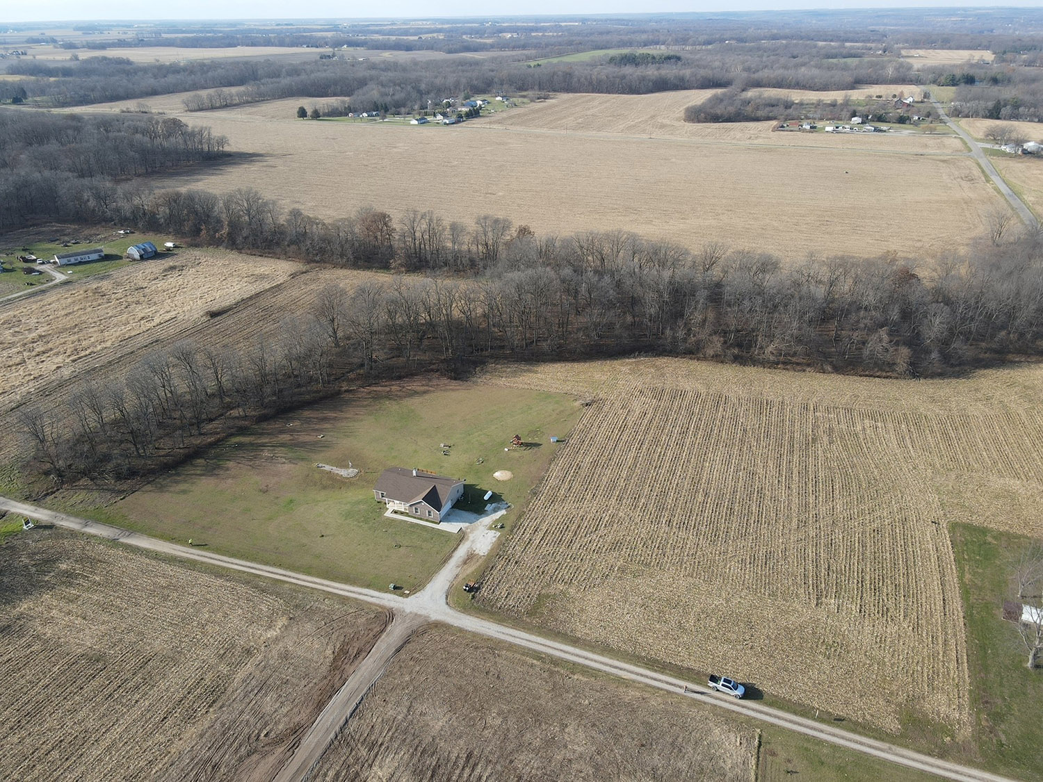 5.25+ Acre Building Lot Fountain County Farm Real Estate for Sale