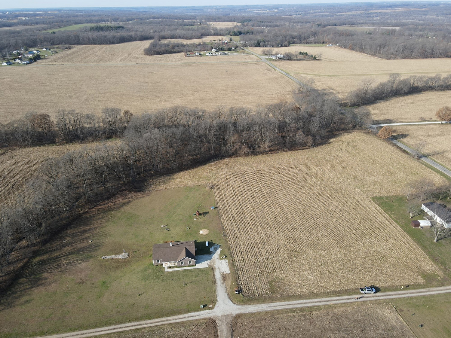 5.25+ Acre Building Lot Fountain County Farm Real Estate for Sale