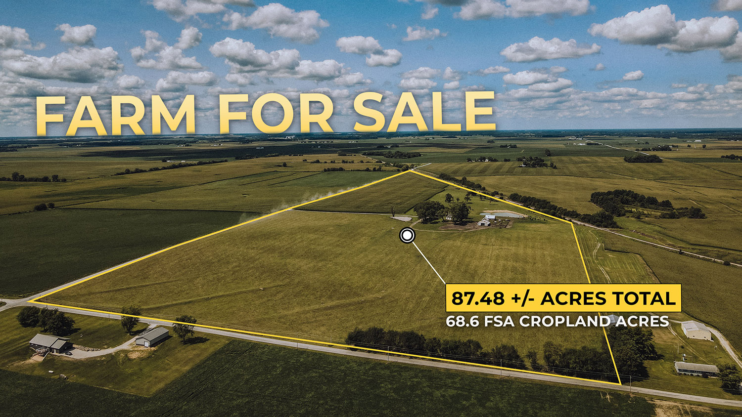 JASPER COUNTY, INDIANA 87.727 +/ ACRE FARM FOR SALE Farm Real Estate