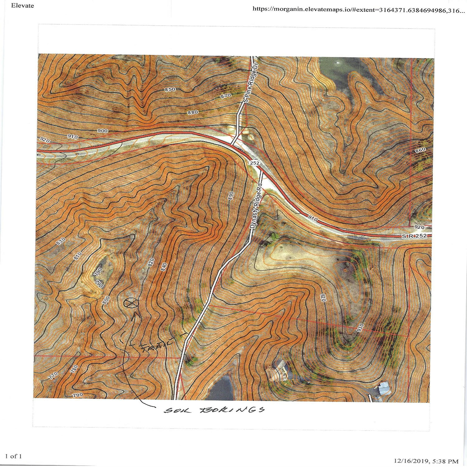 Z ElevationMapjpg_Wooded_Building_Site