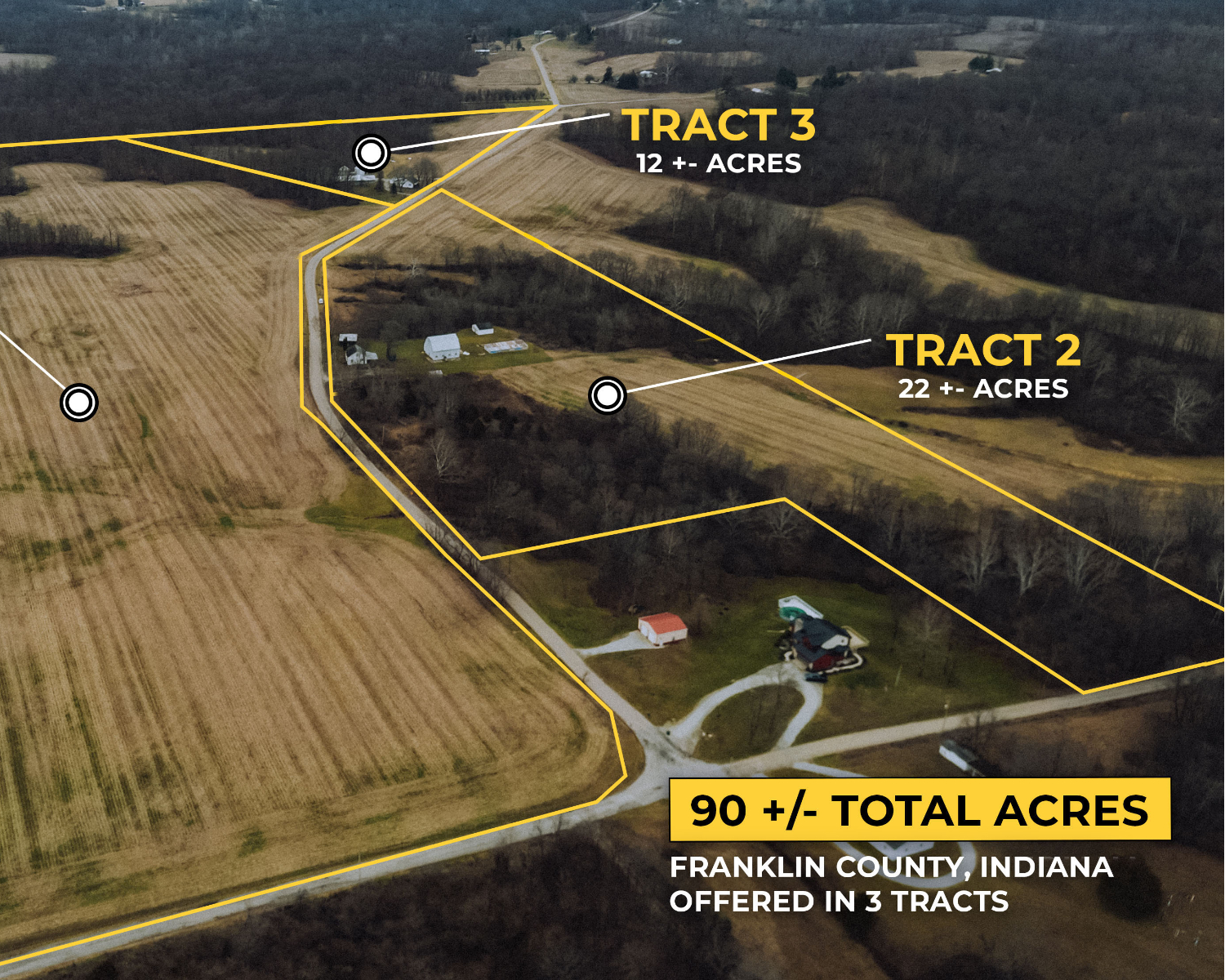 90 +/- Acres Franklin County: Homes & Farmground - Farm Real Estate for ...