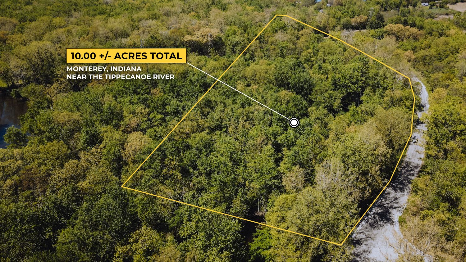 10 +/ Acres Near Tippecanoe River, Pulaski County Farm Real Estate