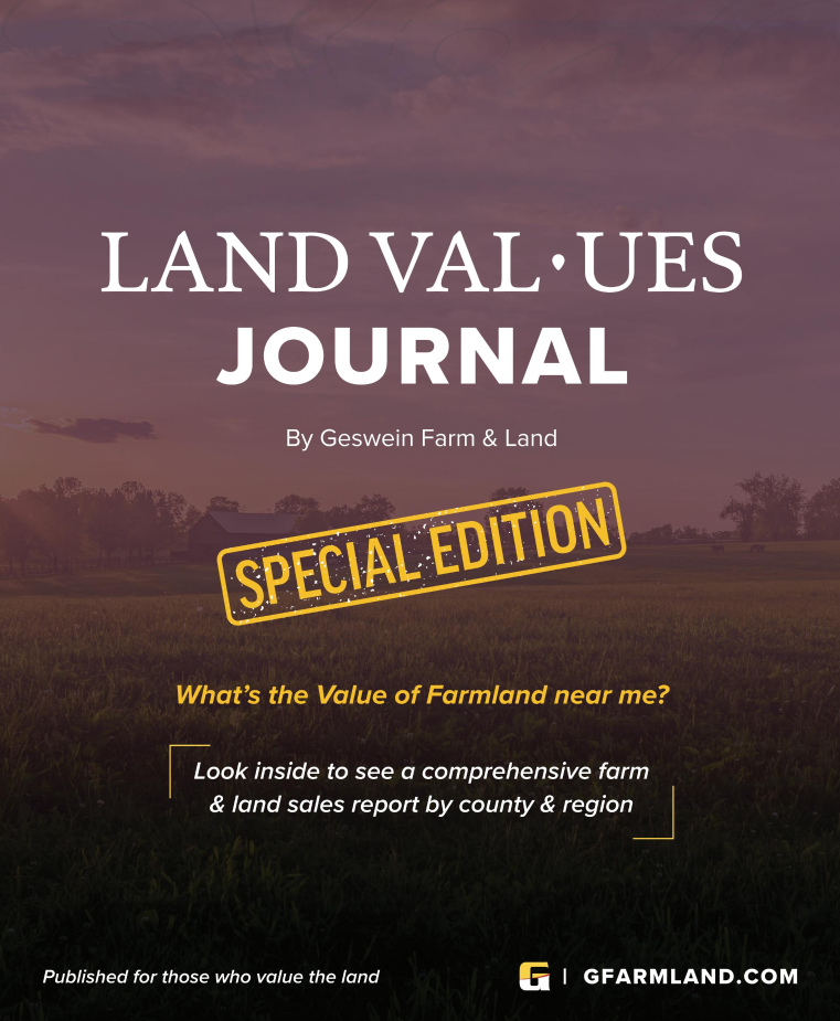 What's the price of farmland near me in 2023 and 2024?