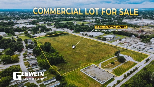 19.04 +/- acres: Commercial / PUD Property – Mishawaka