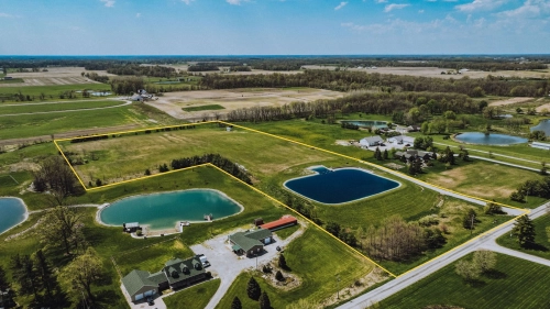16 +/- Acres Auburn, Indiana: Potential Build Sites & Private Pond