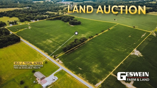 53.50 +/- Acres – Jefferson County, Illinois; Online Auction